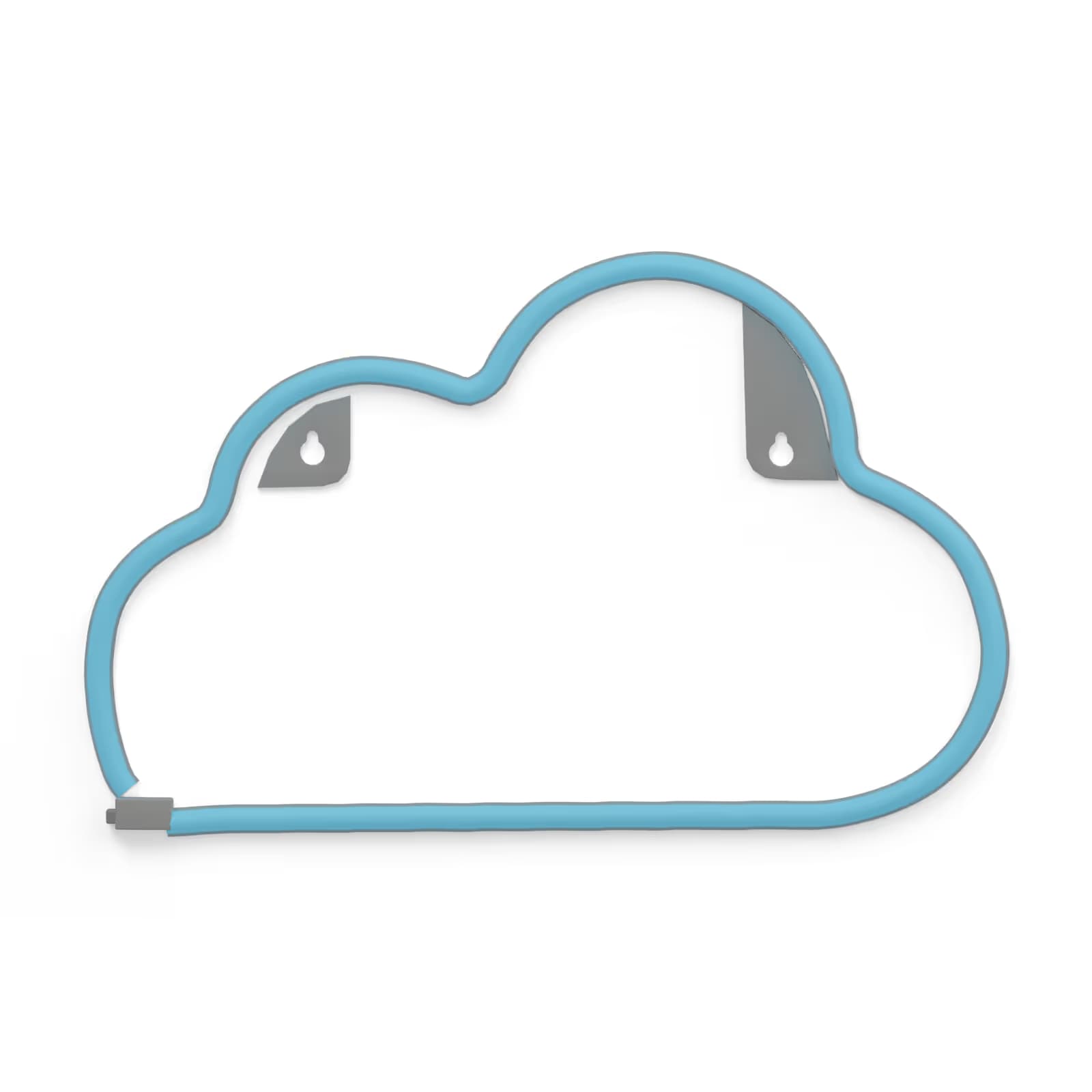 BerniceKelly Cloud Neon Sign — Light Blue image