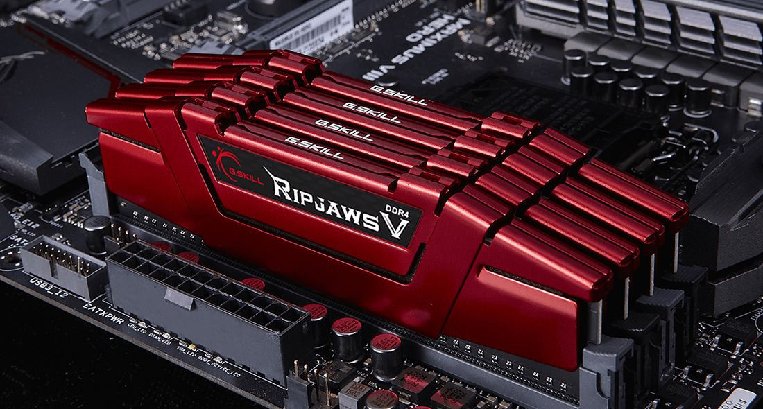 G.Skill Ripjaws V Red DDR4-4000 CL18 32GB (4x8GB) image
