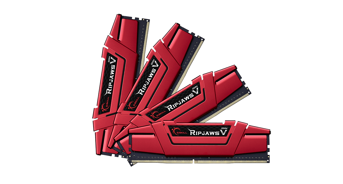 G.Skill Ripjaws V Red DDR4-4000 CL18 32GB (4x8GB) image