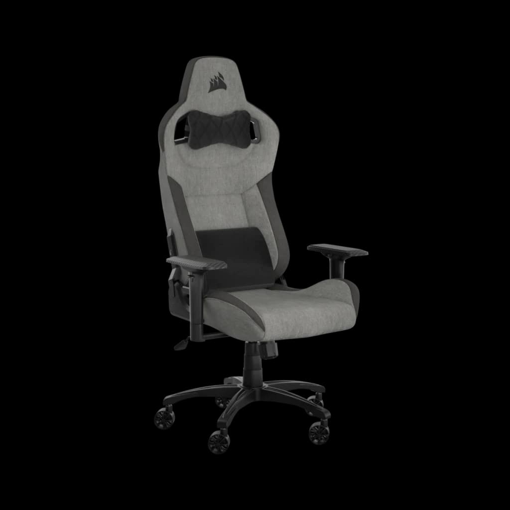 T3 RUSH Fabric Gaming Chair (2023) Grey/Charcoal main image