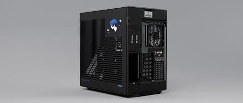 HYTE Y60 Persona 3 Reload Edition ATX Mid Tower Black / Blue Tempered Glass Side Panel image