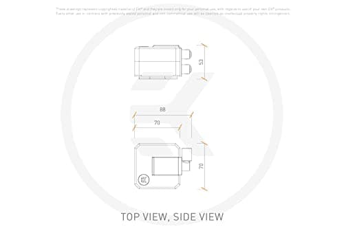 EK AIO Water 120mm D-RGB 66.04 CFM Black image