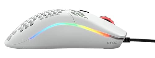 Glorious Model O- White Wired Optical Gaming Mouse image
