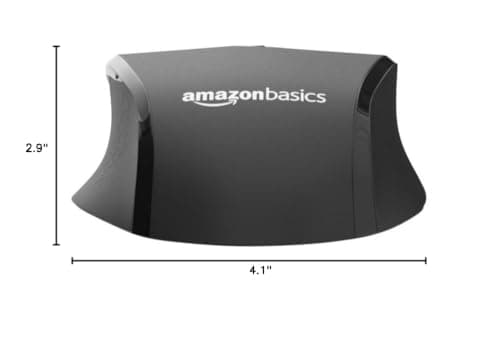 AmazonBasics Ergonomic Wireless PC Mouse - DPI adjustable - Black image