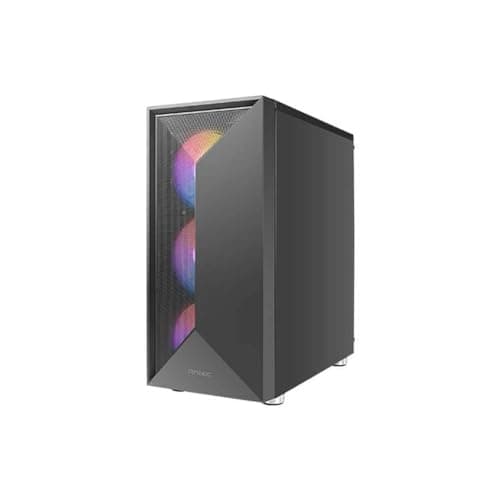 Antec NX320 ATX Mid Tower Black with Tempered Glass Side Panel and USB 3.2 Gen 1 Type-A, USB 2.0 Type-A image