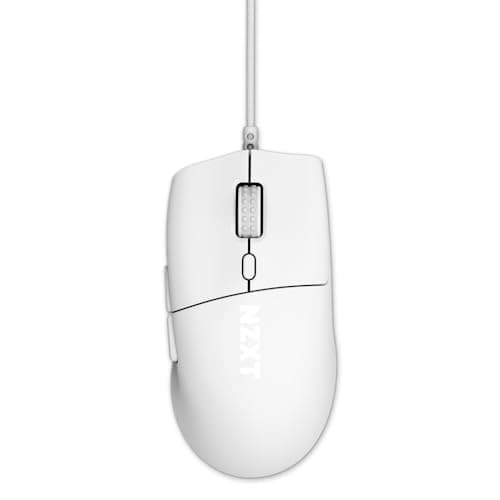 NZXT Lift 2 Ergo White Wired Optical Mouse main image