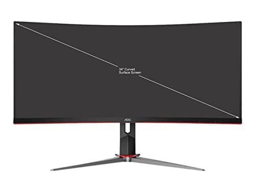 AOC CQ34G2 34" 2560x1080 75Hz VA Curved Monitor image