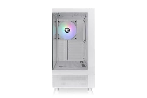 Thermaltake View 270 ATX Mid Tower White Tempered Glass Side Panel, SNOW image