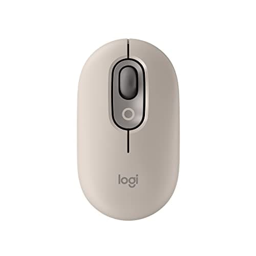 Logitech POP Mist Gray Wireless Bluetooth Optical Mouse image