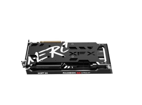 XFX Speedster MERC319 AMD Radeon RX 6750XT Black Gaming Graphics Card with 12GB GDDR6 HDMI 3xDP, AMD RDNA 2 RX-675XYTBDP image