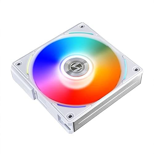 Lian Li Uni Fan AL 120mm Addressable RGB PWM 64.5 CFM White image