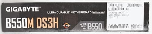 Gigabyte B550M DS3H DDR4 Micro ATX image