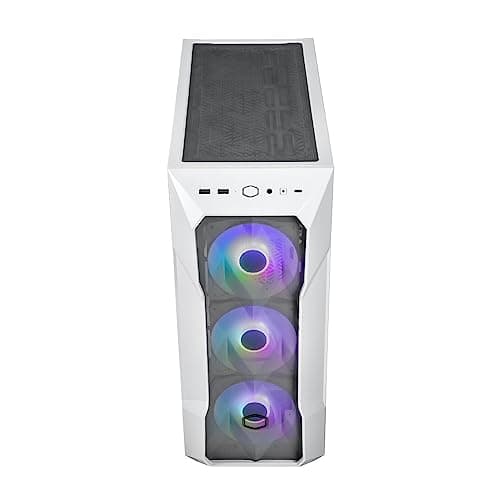 Cooler Master MasterBox TD500 Mesh V2 ATX Mid Tower White Tempered Glass Side Panel image