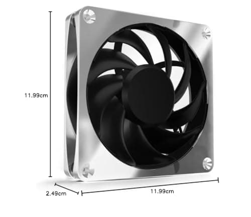 Alphacool Apex Stealth Metal 120mm Silver / Black PWM image