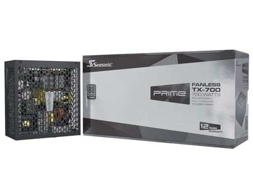 SeaSonic PRIME Fanless Black 700W Fully Modular 80+ Titanium Certified image