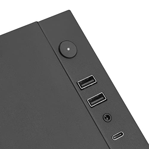 Silverstone ALTA F1 ATX Mid Tower Black Tempered Glass Side Panel, USB 3.2 Gen 2 Type-C, USB 3.2 Gen 1 Type-A image