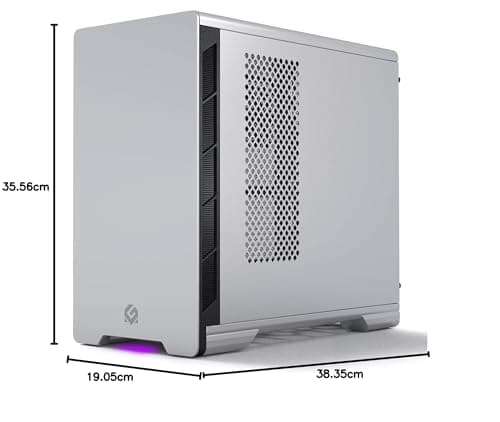MagniumGear Neo-G Mini V2 Mini-ITX Tower Black with Tempered Glass Side Panel and USB 3.2 Gen 1 Type-A Front Panel image