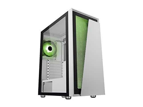 DIYPC Jax11 ATX Mid Tower White Acrylic Side Panel image