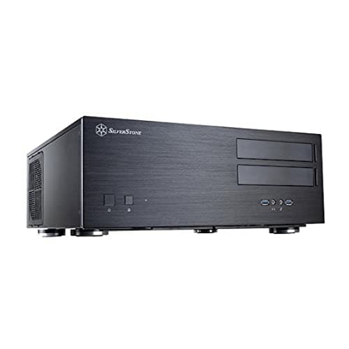 Silverstone GD08B HTPC Black USB 3.2 Gen 1 Type-A main image