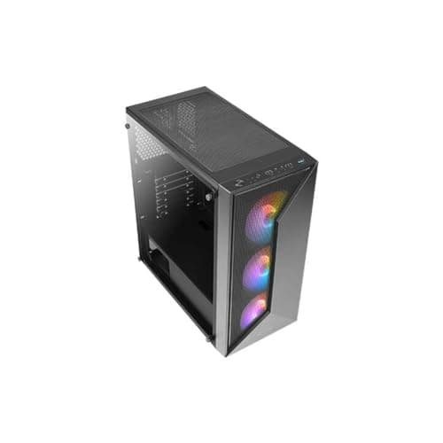 Antec NX320 ATX Mid Tower Black with Tempered Glass Side Panel and USB 3.2 Gen 1 Type-A, USB 2.0 Type-A image
