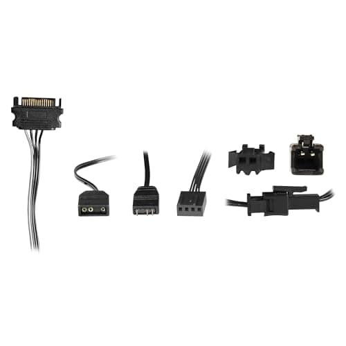 CiT Alpha Micro ATX Mid Tower Black with Tempered Glass Side Panel and USB 3.2 Gen 1 Type-A USB 2.0 Type-A image