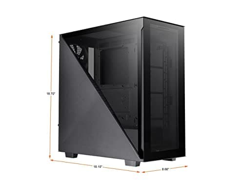 Thermaltake Divider 300 TG ATX Mid Tower Black Tempered Glass image