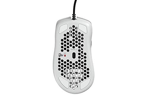 Glorious Model D Glossy White Wired Optical Gaming Mouse image