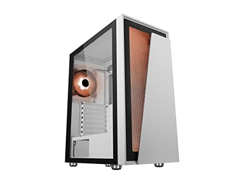DIYPC Jax11 ATX Mid Tower White Acrylic Side Panel image