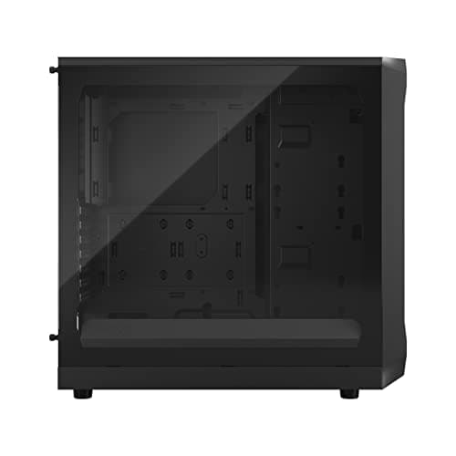 Fractal Design Focus 2 ATX Mid Tower Black Tempered Glass Side Panel USB 3.2 Gen 1 Type-A image