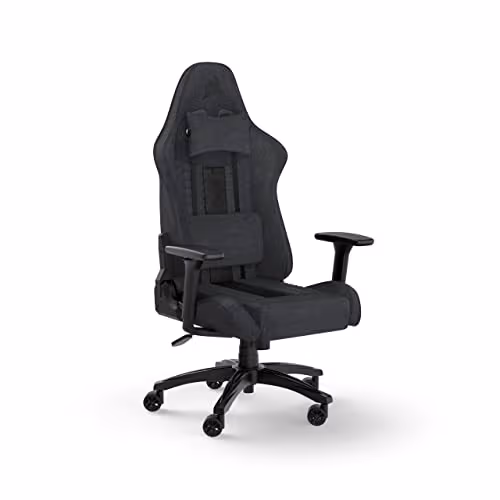 CORSAIR TC100 RELAXED Gaming Chair - Fabric Grey/Black main image