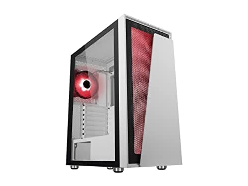 DIYPC Jax11 ATX Mid Tower White Acrylic Side Panel image