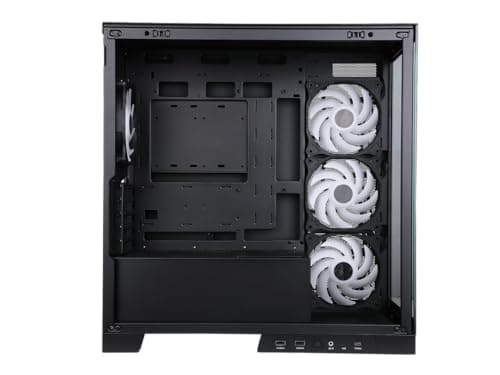 SAMA AR01-RGB Micro ATX Mini Tower Black with Tempered Glass Side Panel and USB 3.2 Gen 2 Type-C USB 3.2 Gen 1 Type-A image