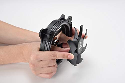 Enermax T.B. 120mm Black Addressable RGB PWM 47.53 CFM 3-Pack image