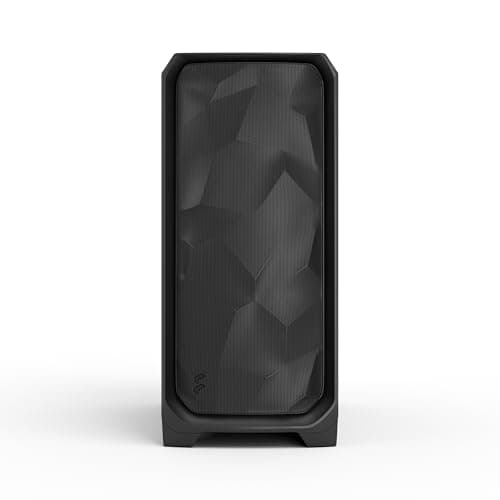 Fractal Design Meshify 3 ATX Mid Tower Black Tinted Tempered Glass Side Panel with USB 3.2 Gen 2x2 Type-C and USB 3.2 Gen 1 Type-A image