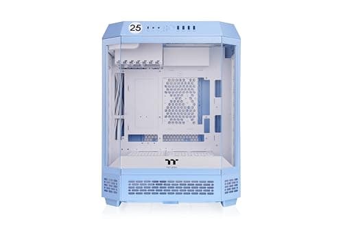 Thermaltake The Tower 600 ATX Mid Tower Blue Tempered Glass Side Panel image