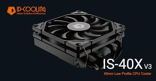 ID-COOLING IS-40X Air 45mm Black / White image