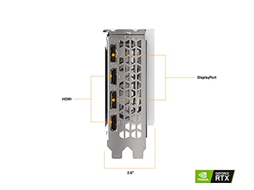 Gigabyte VISION OC Rev 2.0 GeForce RTX 3070 LHR 8GB GDDR6 Silver / White image
