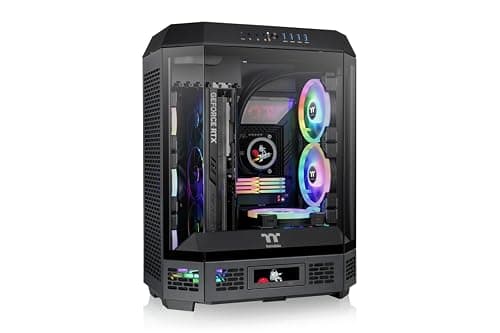 Thermaltake The Tower 600 ATX Mid Tower Black Tempered Glass image