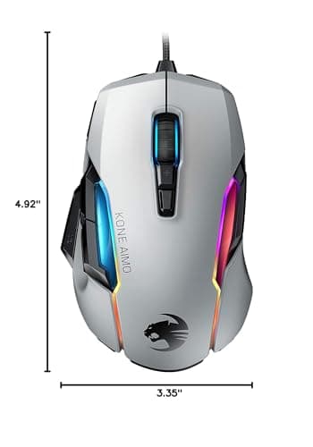 ROCCAT Kone AIMO Remastered White Wired Optical Gaming Mouse image