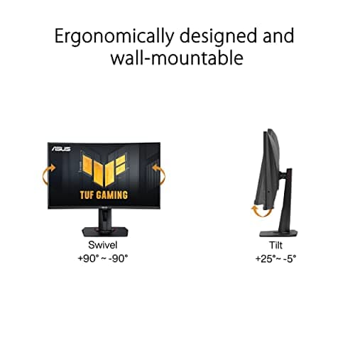 Asus TUF Gaming VG27VQM 27 1080p 240Hz VA Curved Monitor image