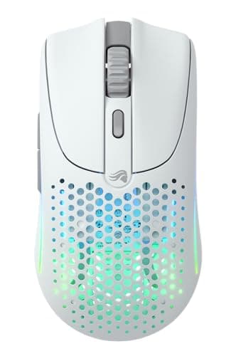 Glorious Model O 2 Wired/Wireless/Bluetooth Gaming Mouse- White image