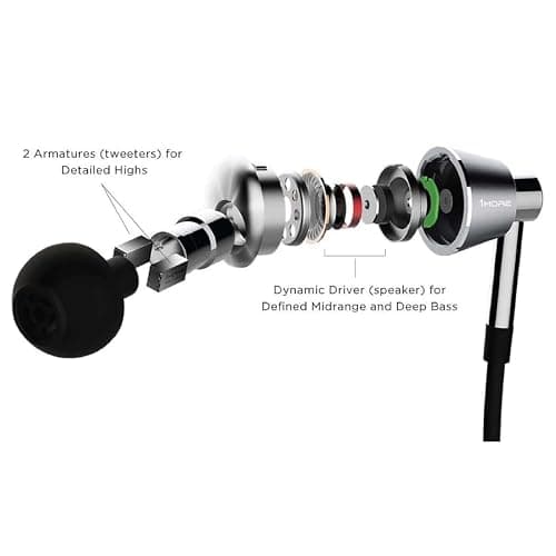 1MORE Triple Driver (Silver) In Ear With Microphone image