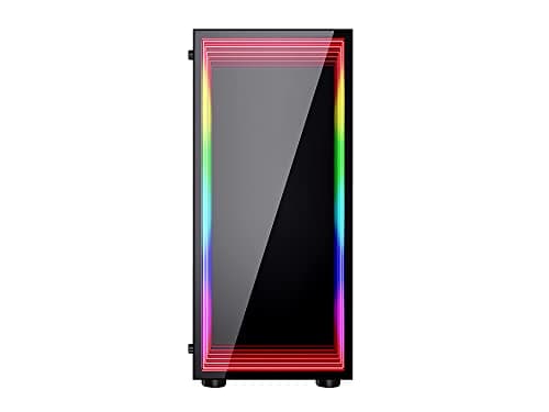 BGears b-Optillusion ATX Mid Tower Black Tempered Glass Side Panel image