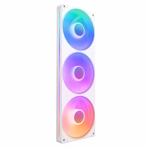 NZXT F360 RGB CORE 360mm RGB LED Single-Frame RGB Fan Unit White image