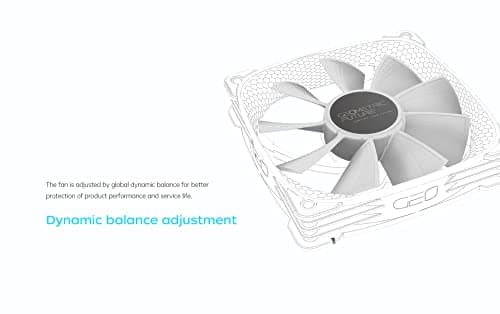 Geometric Future Squama 2505 120mm Yellow / Black PWM 91.3 CFM 3-Pack image