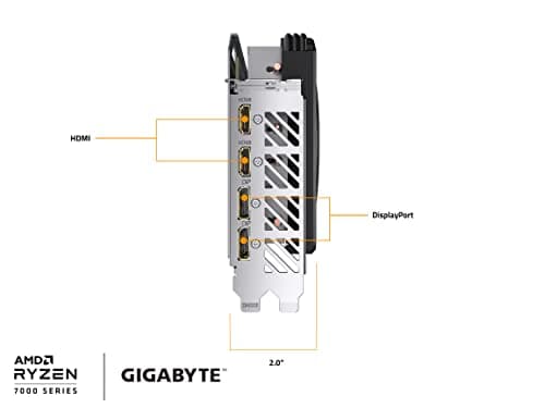 Gigabyte GV-R79XT-20GC-B Radeon RX 7900 XT 20GB GDDR6 Black image