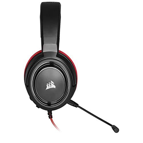 Corsair HS35 Closed Black / Red Gaming Headset image