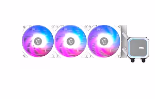 MSI MAG CORELIQUID A13 Water 360mm 62.6 CFM White image