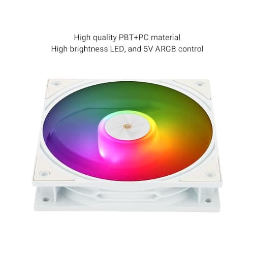 Thermalright TL-P12W-S 120mm White Addressable RGB PWM 52.86 CFM 1-Pack image