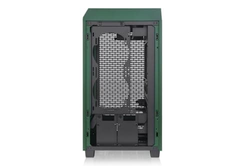 Thermaltake The Tower 200 Mini-ITX Tower Green Tempered Glass Side Panel image